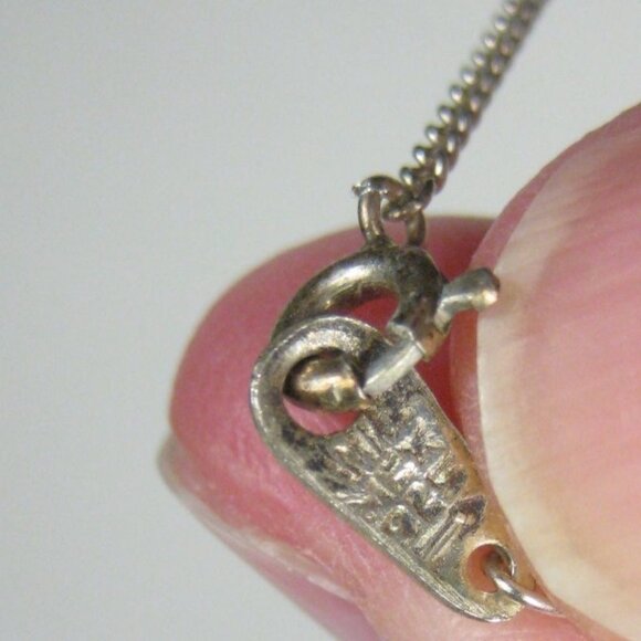 MM2 Mexico Sterling Silver Necklace Amethyst Stone Beads Y Shaped Chain 925 - Picture 4 of 10